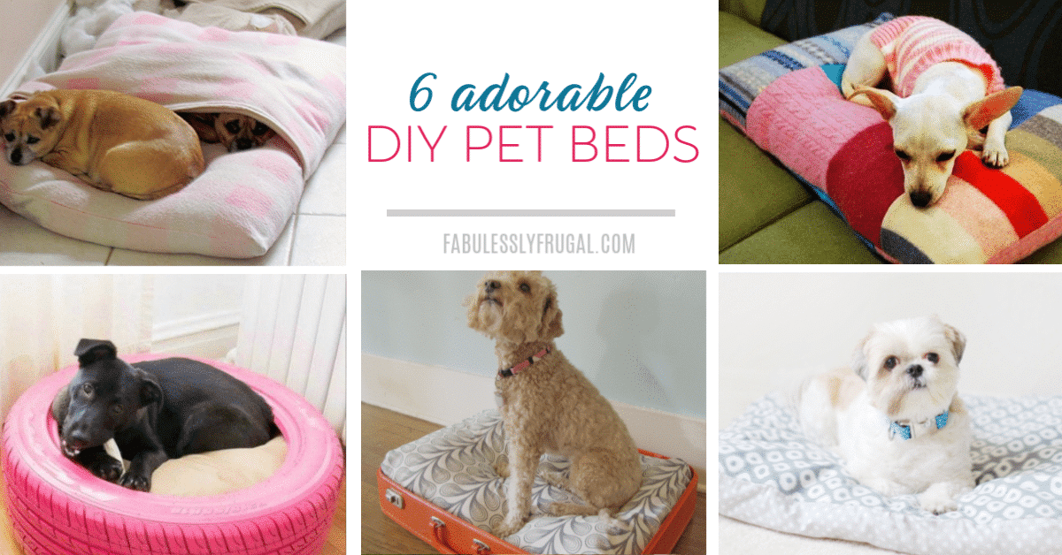 DIY pet bed ideas