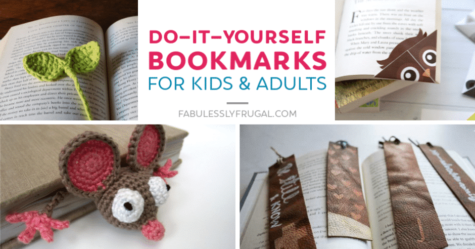 Easy diy bookmarks for kids and adults