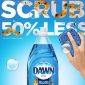 Amazon: 4 Bottles Dawn Ultra Dish Soap + 2 Non-Scratch Sponges $14.56 (Reg....