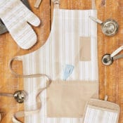 Walmart: Better Homes & Garden Apron, Oven Mitt, & Potholder Set...