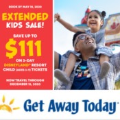 Get Away Today: Save up to $111 on 3-Day Disneyland Resort tickets Now,...