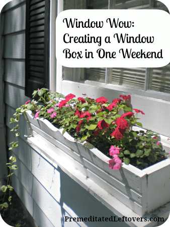 Weekend window box project