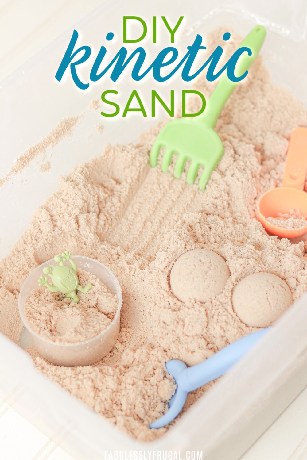 DIY Kinetic sand recipe