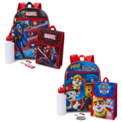 Walmart: Marvel & Paw Patrol 5-Piece Backpack Sets $11.50 (Reg. $19.99)...