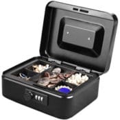 Amazon: Metal Cash Box with Combination Lock and Money Tray $13.50 (Reg....