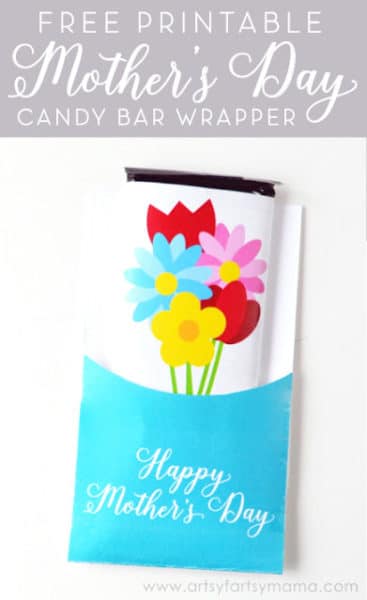 Printable candy bar wrapper