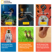 National Geographic has a FREE Website for Kids! with Ideas and Activities