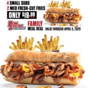 Penn Station: Penn Station Family Meal Deal $19.99 After Code (Reg. $28+)
