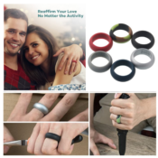 Amazon: Silicone Wedding Ring Set $3.99 After Code (Reg. $11.99)