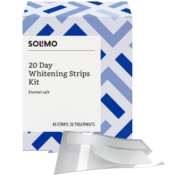 Amazon: Solimo 20 Day Teeth Whitening Strips Kit as low as $13.96 (Reg....