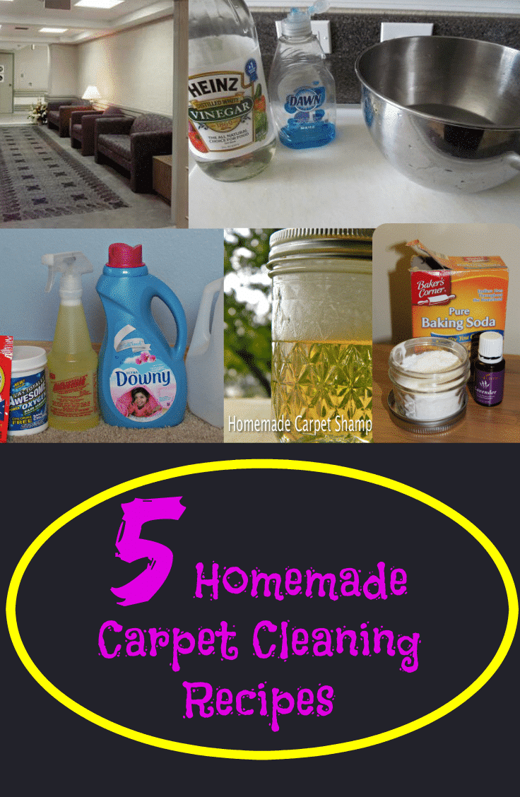 Homemade carpet cleaner recipes