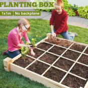 Walmart: Wooden Garden Bed Planting Box 39″ x 39″ $90.80 (Reg $190.69)...