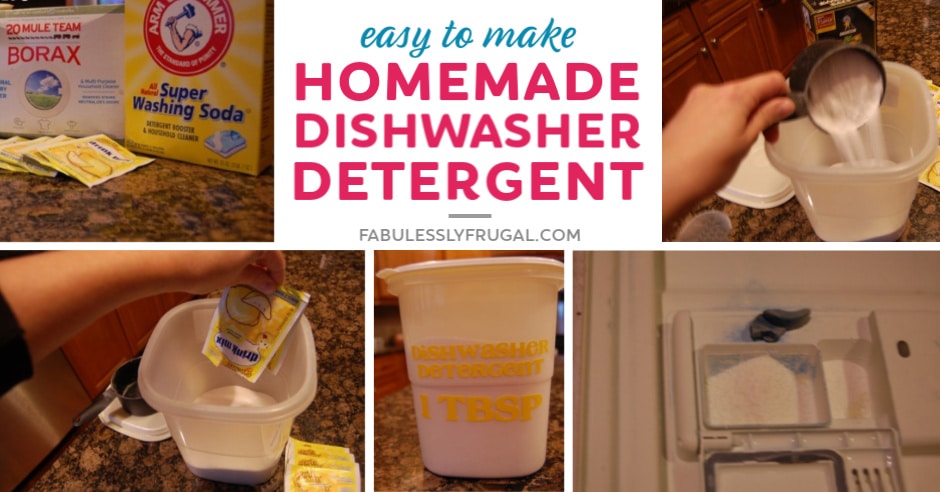 Best homemade dishwasher detergent