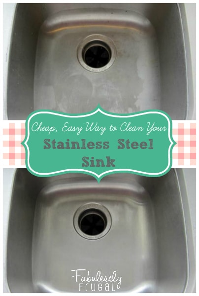 How to clean stainless steel sink stains