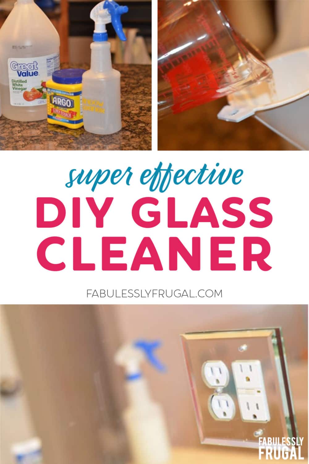 DIY glass cleaner recipe