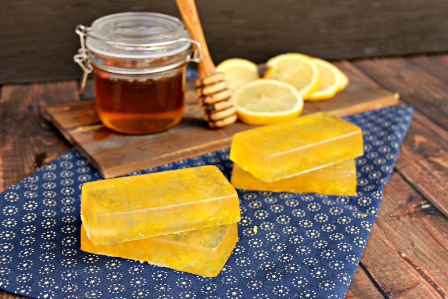 Honey lemon soap