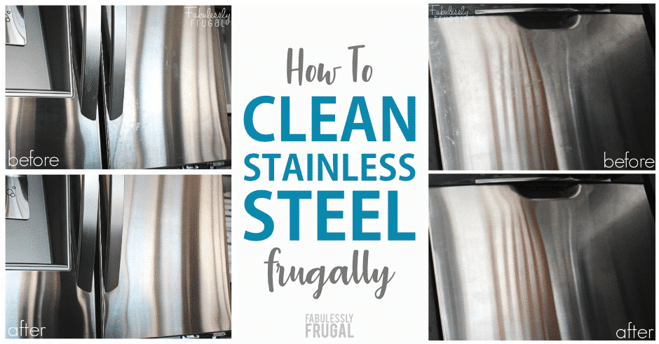 How to clean stainless steel frugally