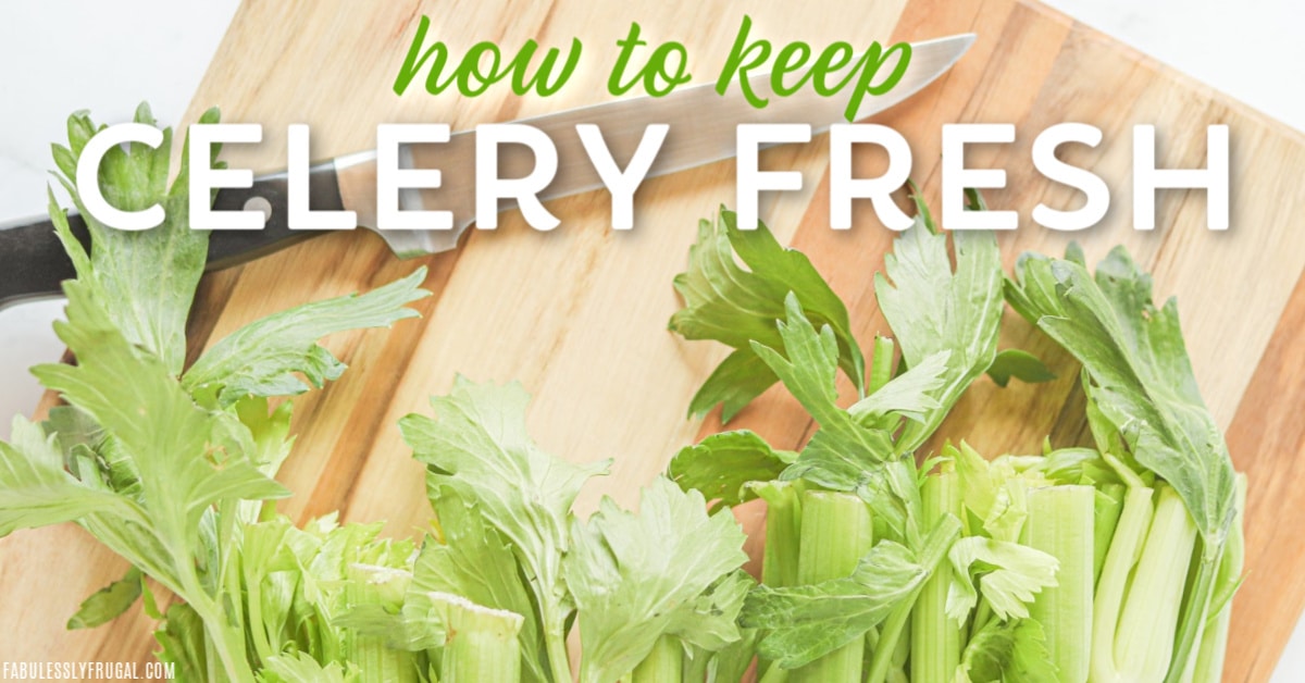 How to keep celery fresh