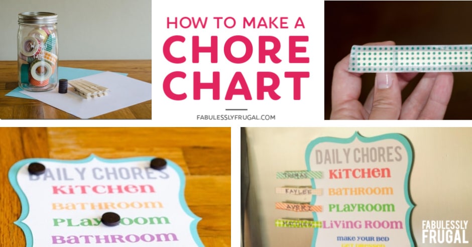 How to make a chore chart