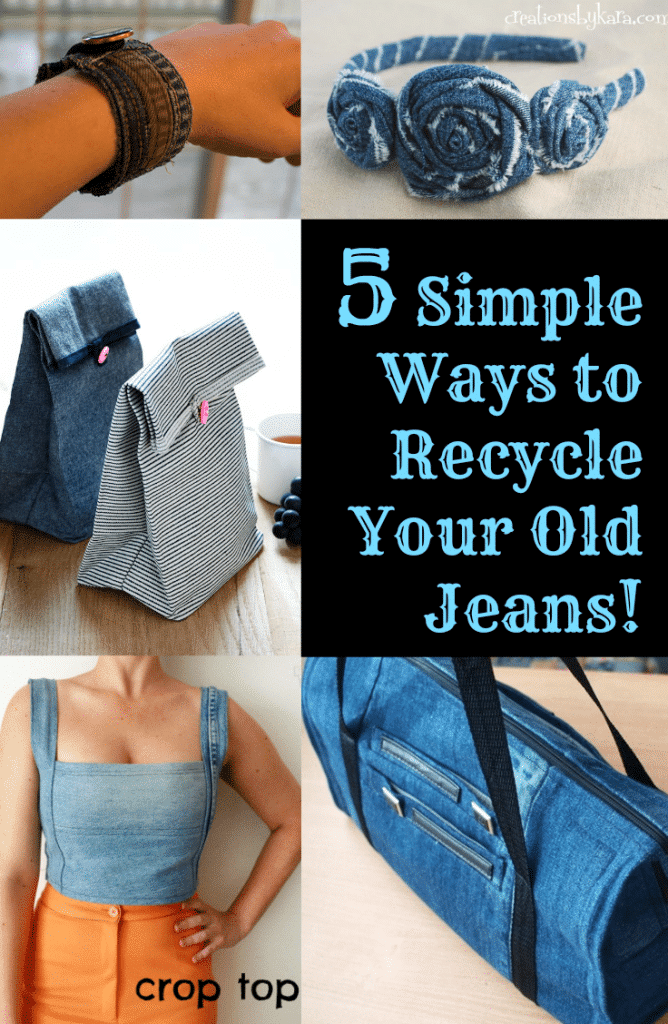 5 simple ways to recycle your old jeans