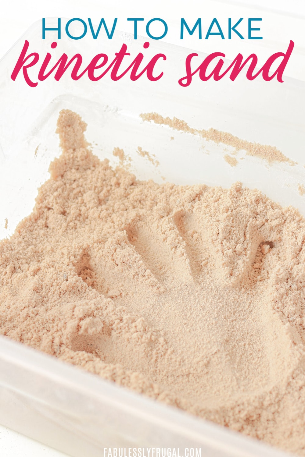 Make your own kinetic sand