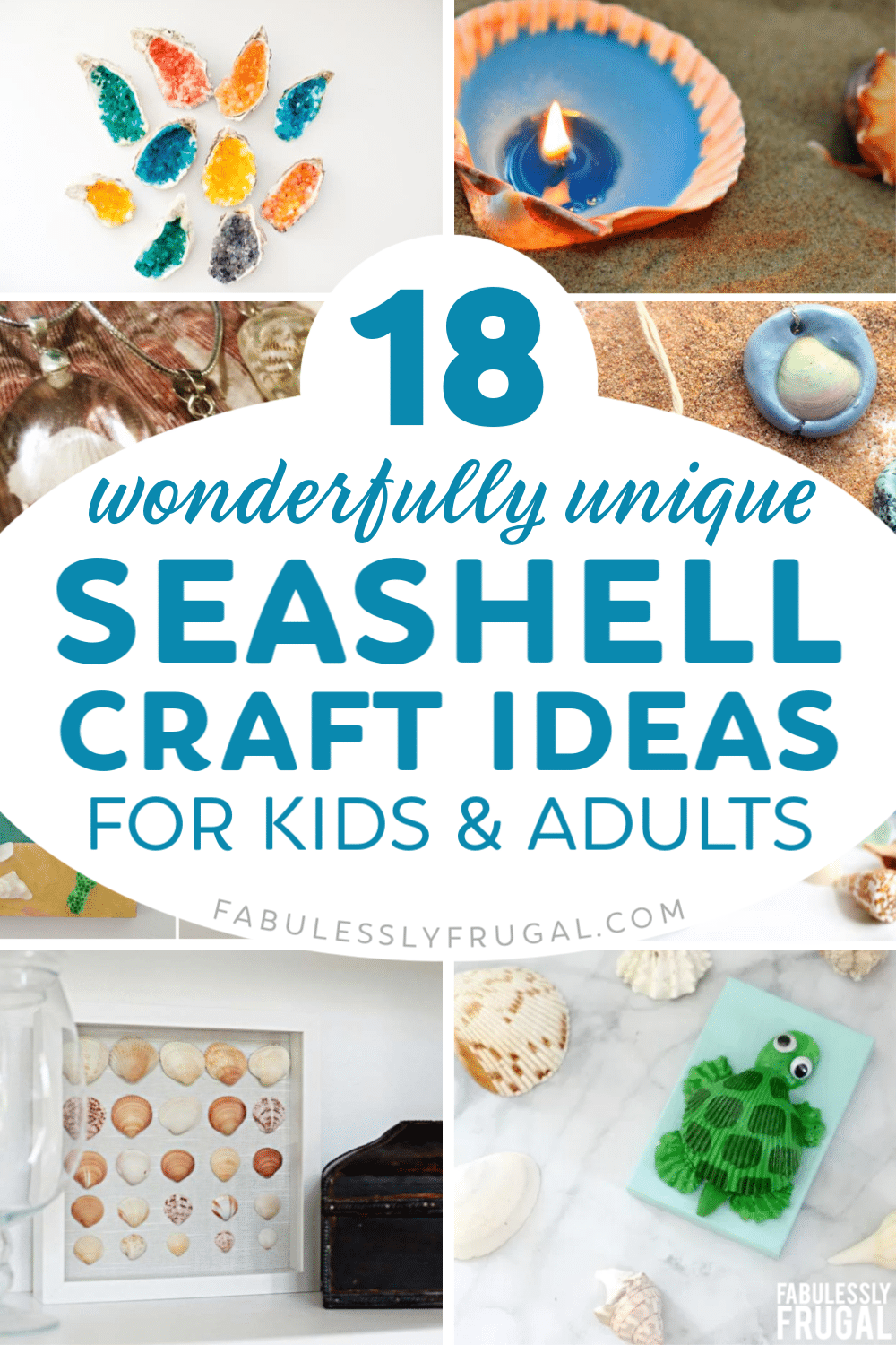 Seashell crafts for kids