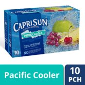Amazon: 10 Count Capri Sun Pacific Cooler Mixed Fruit Flavored Juice Drinks...