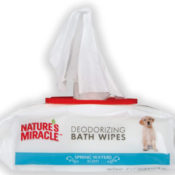 Amazon: 100 Count Nature’s Miracle Deodorizng Wipes as low as $3.87 (Reg....