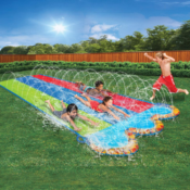 Amazon: 16 Feet Long Triple Racer Water Slide $43.58 (Reg. $49.99) + Free...