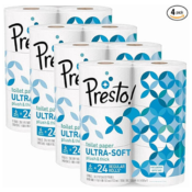 24 Rolls Presto! 308-Sheets/Roll Ultra-Soft TP as low as $18.91 Shipped...