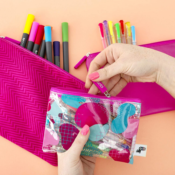 Amazon: 3pcs Pink Ziggy Zipper Pouch Set $4.22 (Reg. $12.99)