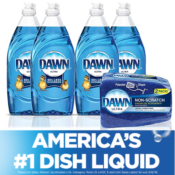 Amazon: 4-Ct. Dawn Ultra Dishwashing Liquid Dish Soap 19oz + 2-Ct. Non-Scratch...