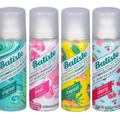 Amazon 4 Pack Batiste Dry Shampoo Mini Variety Pack 12.78 (Reg. 15.