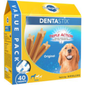 Amazon: 40 Count Pedigree DENTASTIX Treats for Large Dogs as low as $11.45...