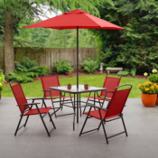 Walmart: 6 Piece Mainstays Outdoor Patio Dining Set $139.97 (Reg. $149.98)...