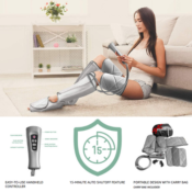 Amazon: Foot and Calf Massager Air Compression Leg+Thigh Wraps as low as...