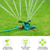 Amazon: Garden 360 Degree Rotating Lawn Sprinkler as low as $15.99 (Reg....