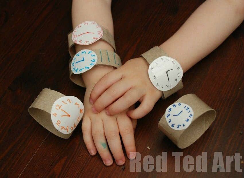 Toilet paper roll watches