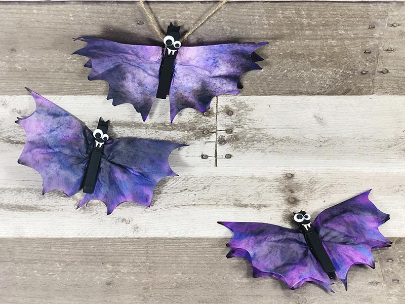 Purple filter bats