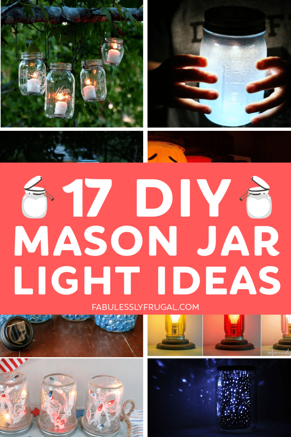 DIY mason jar lights