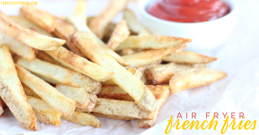 Homemade fries in air fryer
