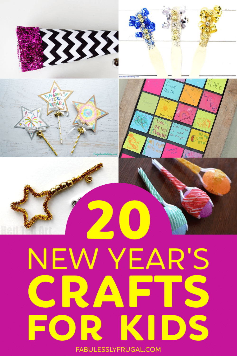 New Year's crafts for kids