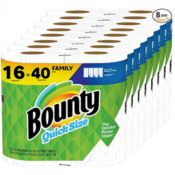 Amazon: 16 Family Rolls Bounty Quick-Size Paper Towels $38.84 (Reg. $51.66)...