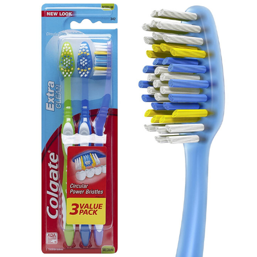 Amazon: 3-Count Colgate Extra Clean Full Head Toothbrush, Medium as low ...