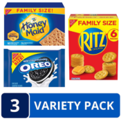 Amazon: 3-Pack Oreo, Ritz, & Honey Maid Family Size Snack Variety Pack...