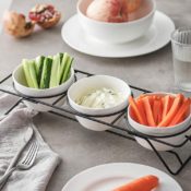 Amazon: 3-Piece Chip and Dip Serving Set with Metal Stand $13.99 After...