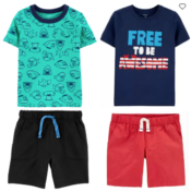 Carter’s: Tops and Shorts as low as $5 (Reg. $12+)