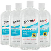 Amazon: Germ-X Hand Sanitizer Deal! Get Four 32-Oz. Bottles for $17.99!
