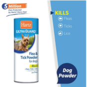 Amazon: Hartz Ultra Guard Flea And Tick Powder For Dogs, 4 oz as low as...