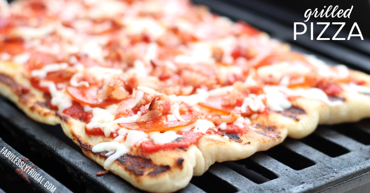 Grilled pizza - one of my favorite summer dinner recipes